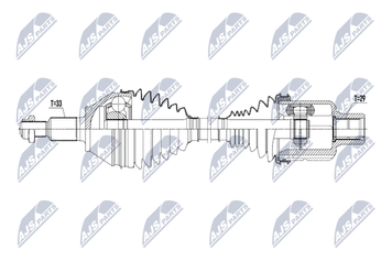 Піввісь перед л/п dodge ram 1500 4wd 12-18, 52123702AA NPWCH153 NPW-CH-153 фото
